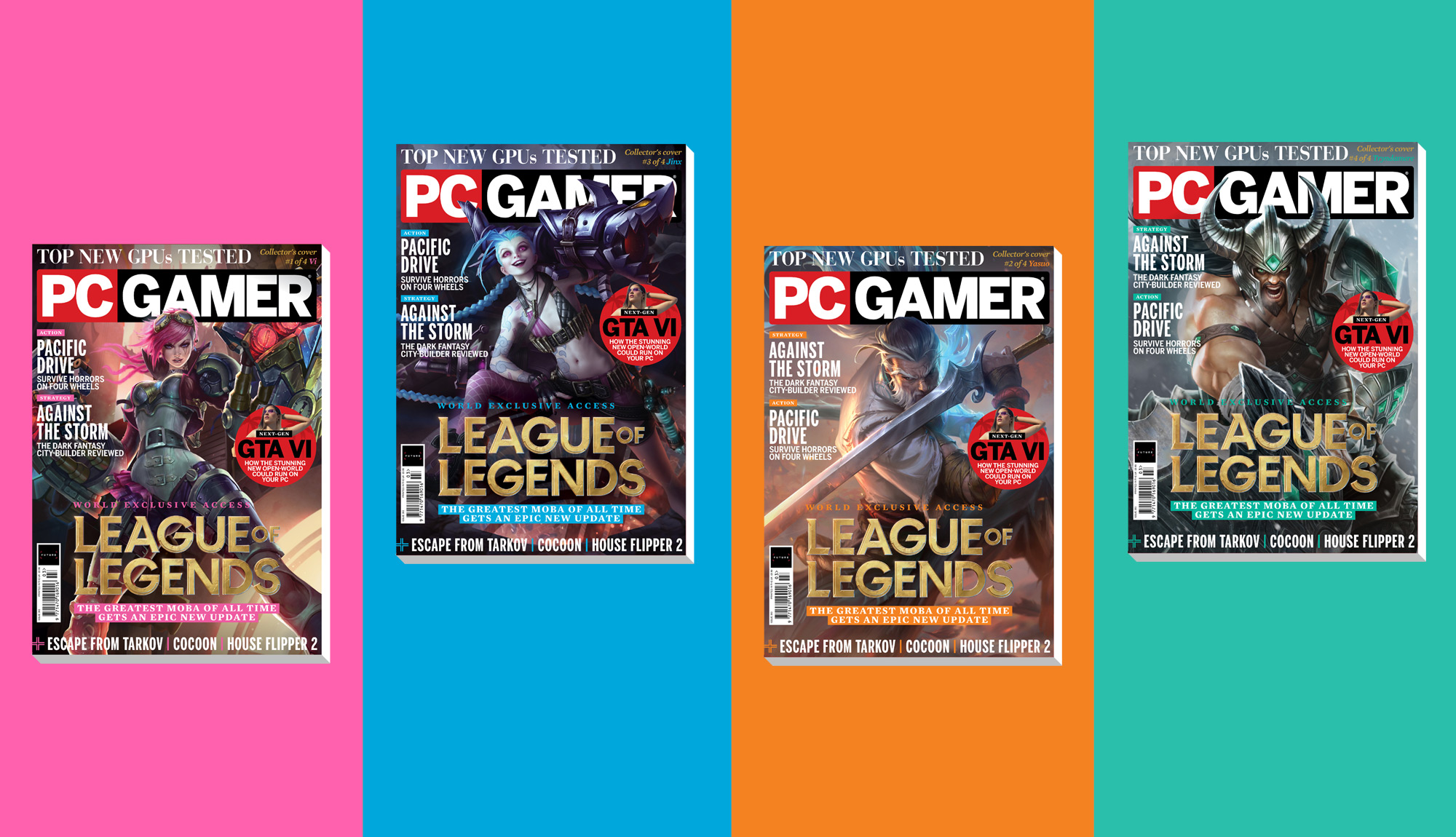 League of Legends PC Gamer magazine