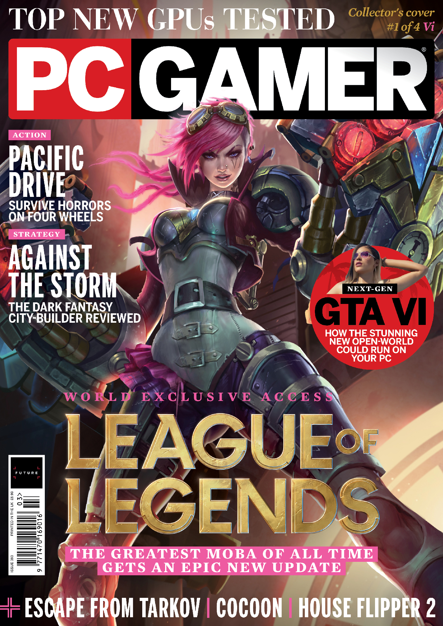 League of Legends PC Gamer magazine