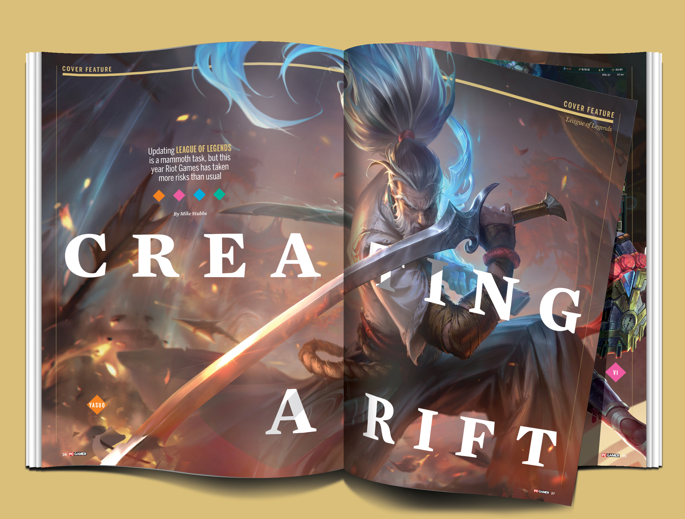 League of Legends PC Gamer magazine