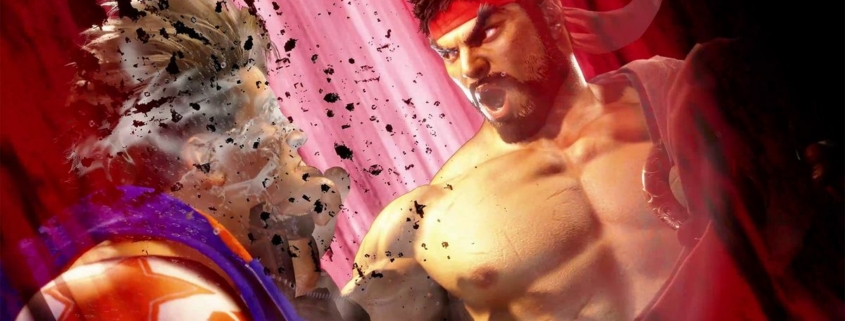 Street Fighter 6 — Ryu, sporting his SF6 beard, delivers an uppercut to Luke