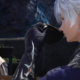 An image of Alphinaud and Alisaie sitting together at a table. Alphinaud, a studious young elezen, takes a sip of his tea while Alisaie sulks into her chair.