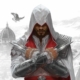 An assassin in a white hood