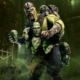 A tox bomber holds a blight grenade