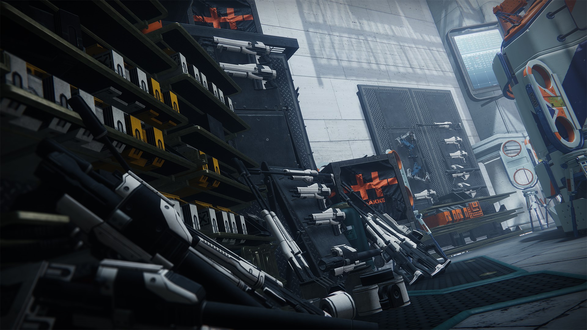 Destiny 2 The Final Shape prep - Racks of guns