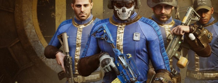 Call of Duty's new Fallout crossover dresses up Price and the lads in stretchy blue jammies, and I'm sorry but it's not a great look