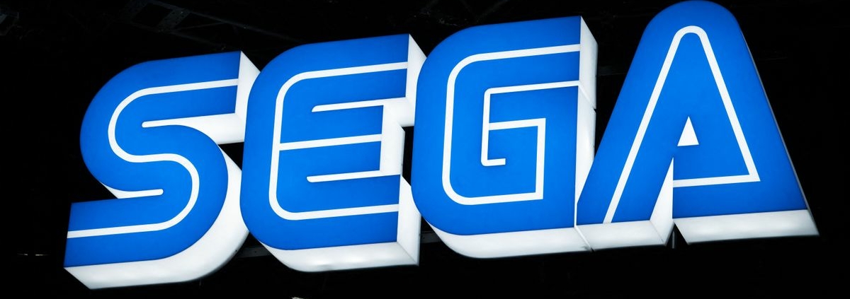 The Sega logo is pictured at the company