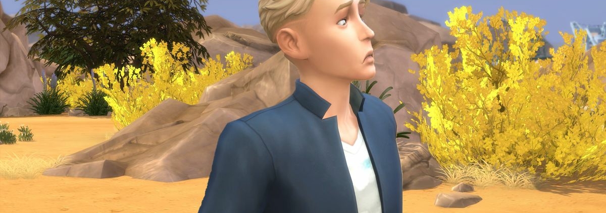 The Sims 4 - A sim looks digused