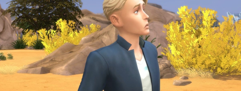 The Sims 4 - A sim looks digused