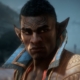 Dragon Age: The Veilguard - Davrin looks serious on a battlefield