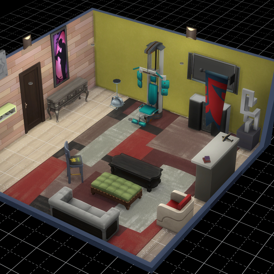 The Sims 4 basement