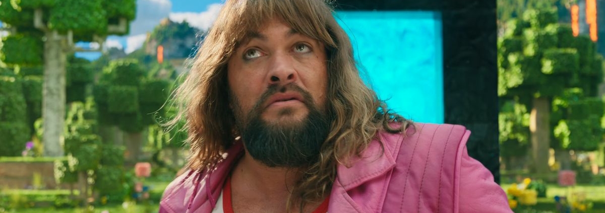 Still of Jason Momoa in A Minecraft Movie