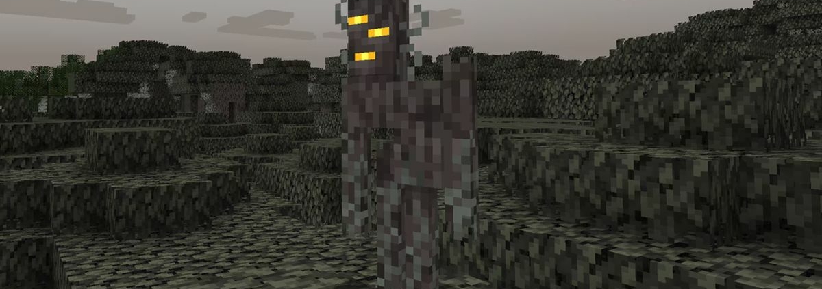 Mojang reveals the first addition of Minecraft's new year-round update schedule: A creepy forest biome haunted by a tough-to-kill monster