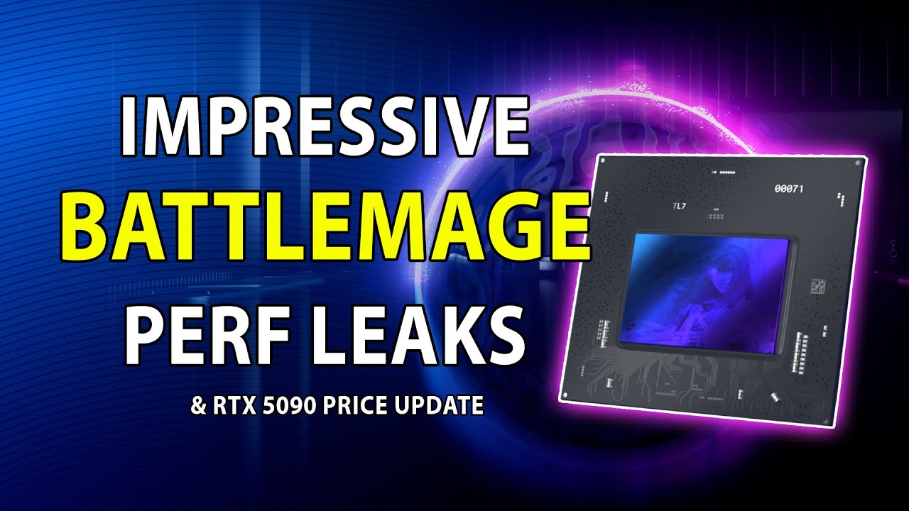 IMPRESSIVE Battlemage Performance Leaks | RTX 5090 Price Update - YouTube