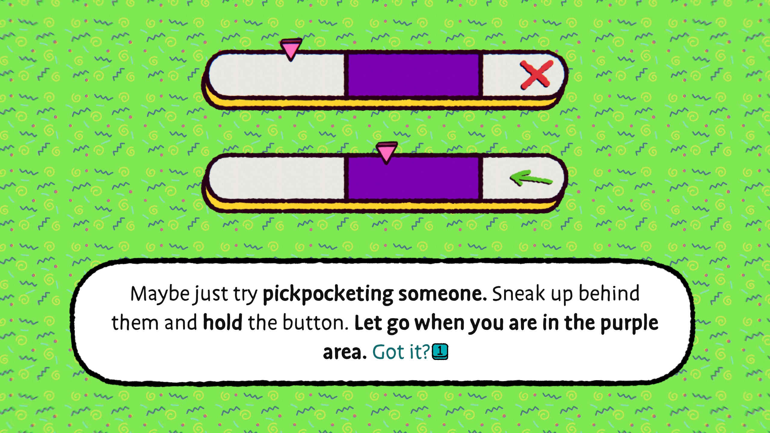 A tutorial for pickpocketing, reading 