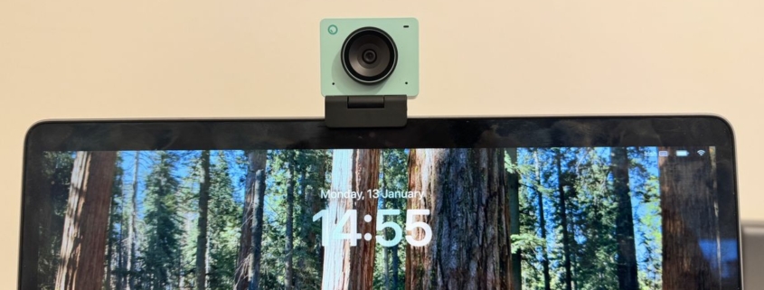 The Aurora Green OBSBot Meet 2 4K webcam