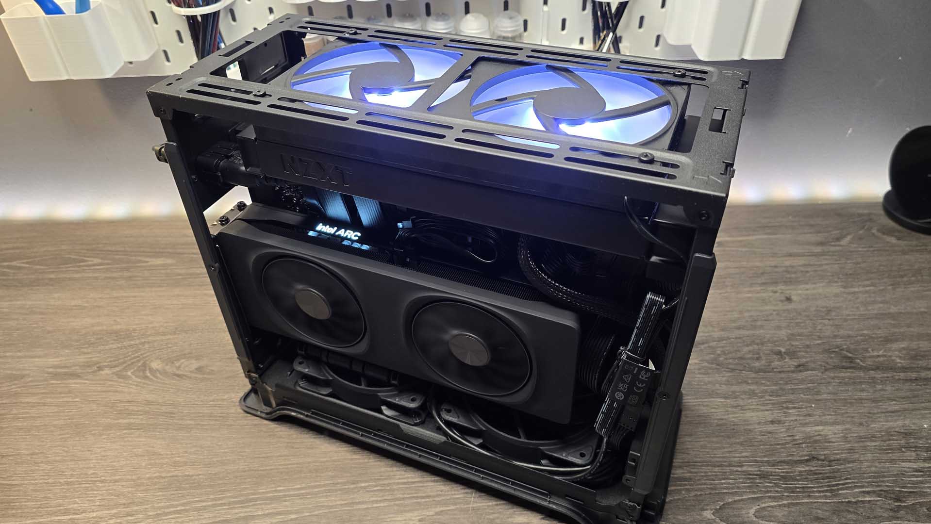 Fractal Design Era 2 PC case from different angles and different stages of the build process