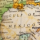 The Gulf of Mexico shown on a map.