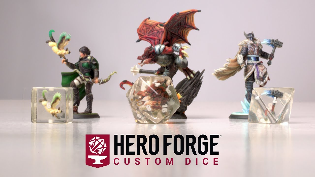 Hero Forge Custom Dice Kickstarter Video w/ Testimonials - YouTube