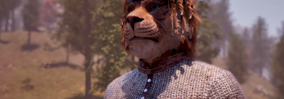 A Khajiit cat person in Oblivion Remastered