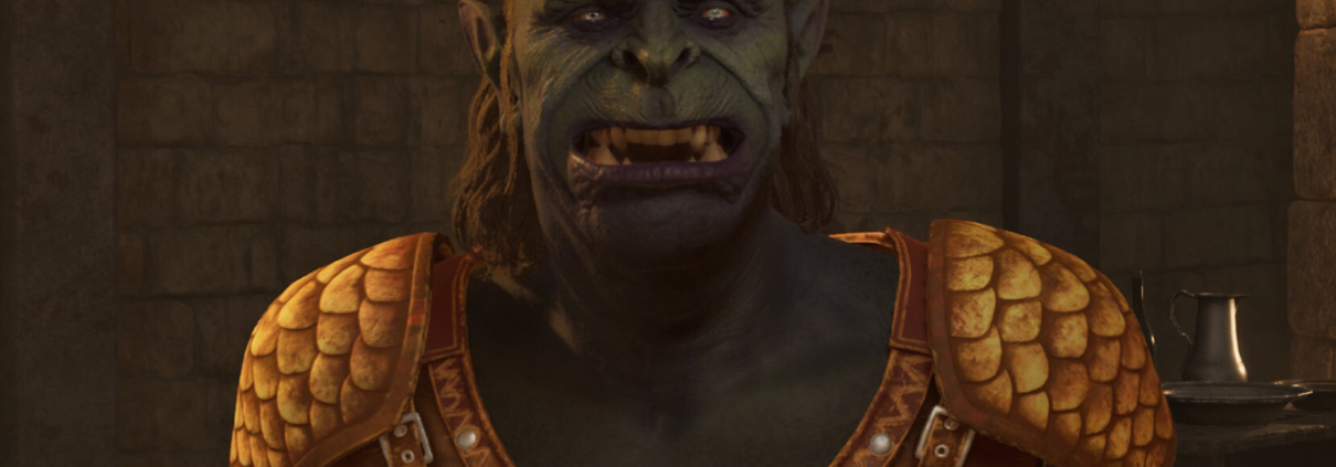 A funny looking character in Oblivion