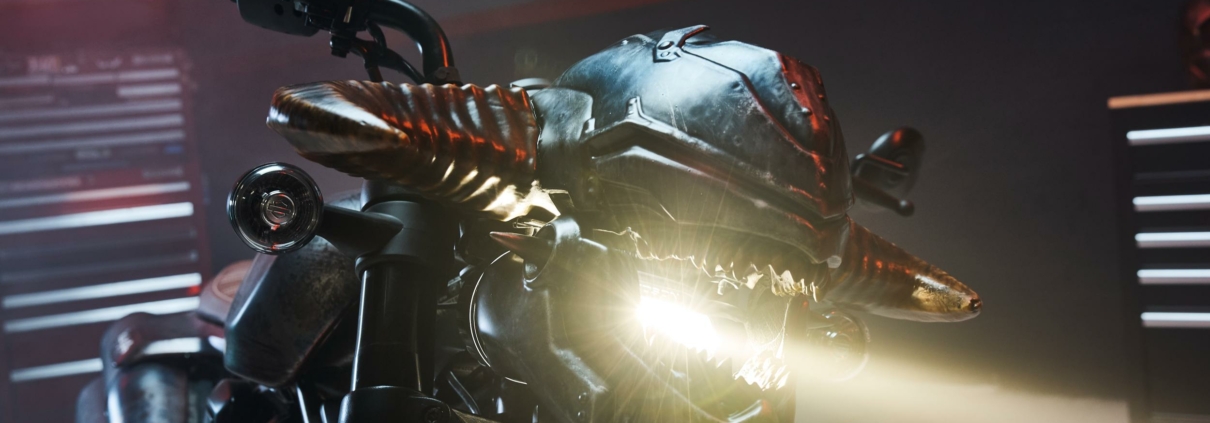 The Doom themed collaboration between Harley Davidson and Bethesda