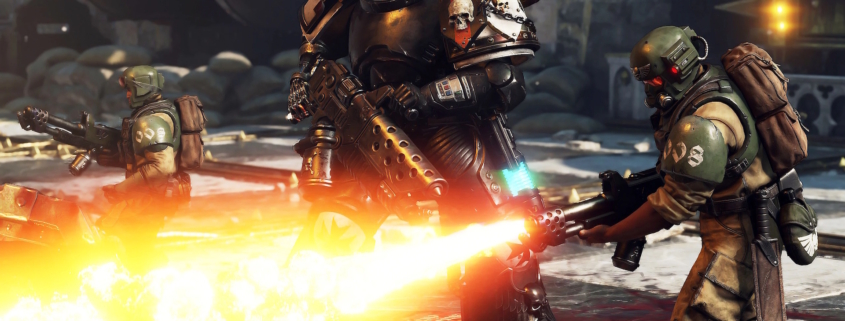 Fiery new aesthetics in the Astartes Overhaul mod for Space Marine 2