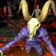Mortal Sin little goat skull head goblin amid cloud of blood