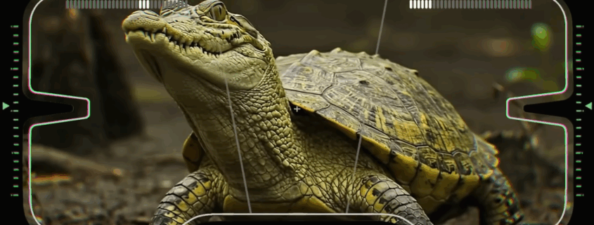 A Star Wars: Field Guide screenshot, showing a polar bear with tiger stripes.