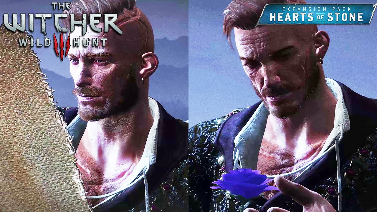 THE WITCHER 3: Hearts of Stone - To take the Rose vs Not to Take + Olgierd's reaction [4K] - YouTube