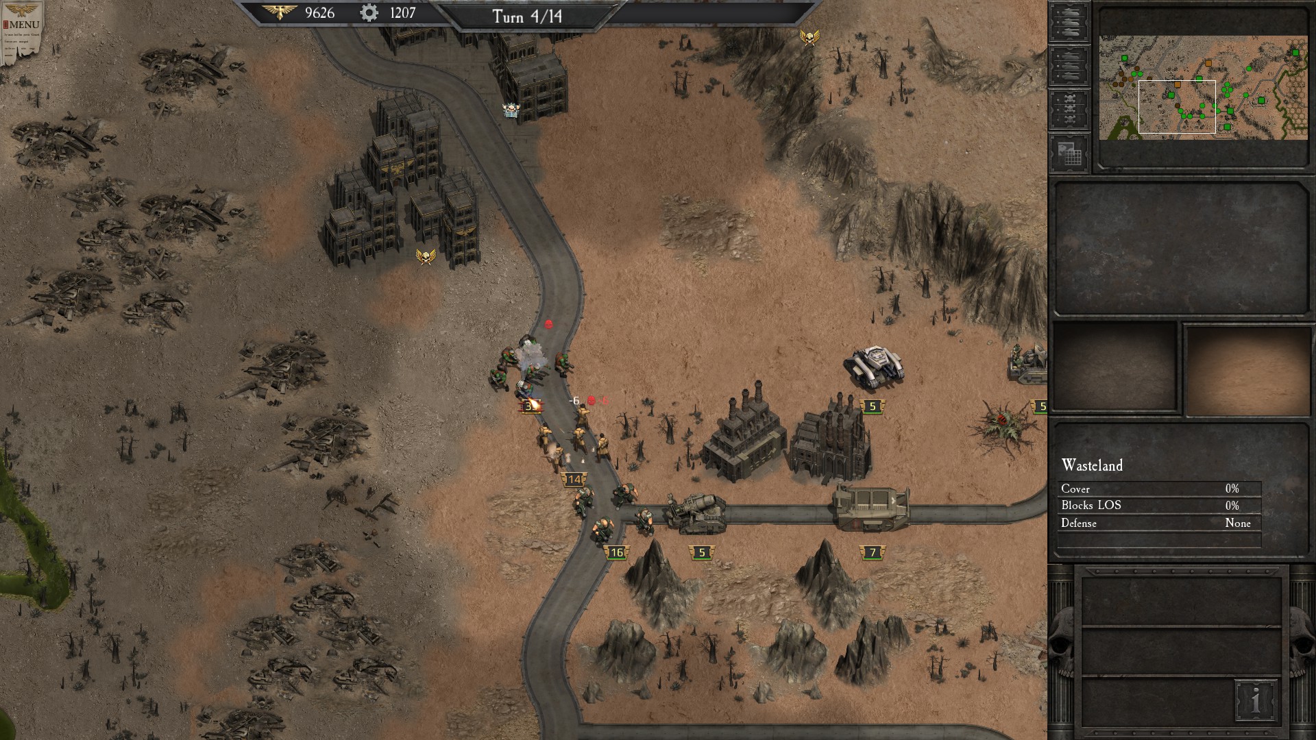 A pair of armies fight in Warhammer 40,000: Armageddon.