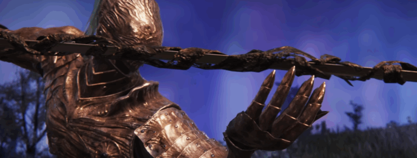 The Executor in Elden Ring: Nightreign stands poised with his blade at the ready.