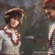 Sophie and Gustave in matching berets